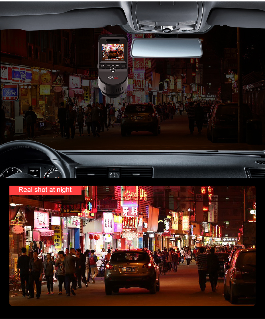 Buy Junsun 4K Ultra HD WiFi Car Dash Cam 2160P 60fps ADAS Dvr with 1080P  Sony Sensor Rear Camera Night Vision GPS Online