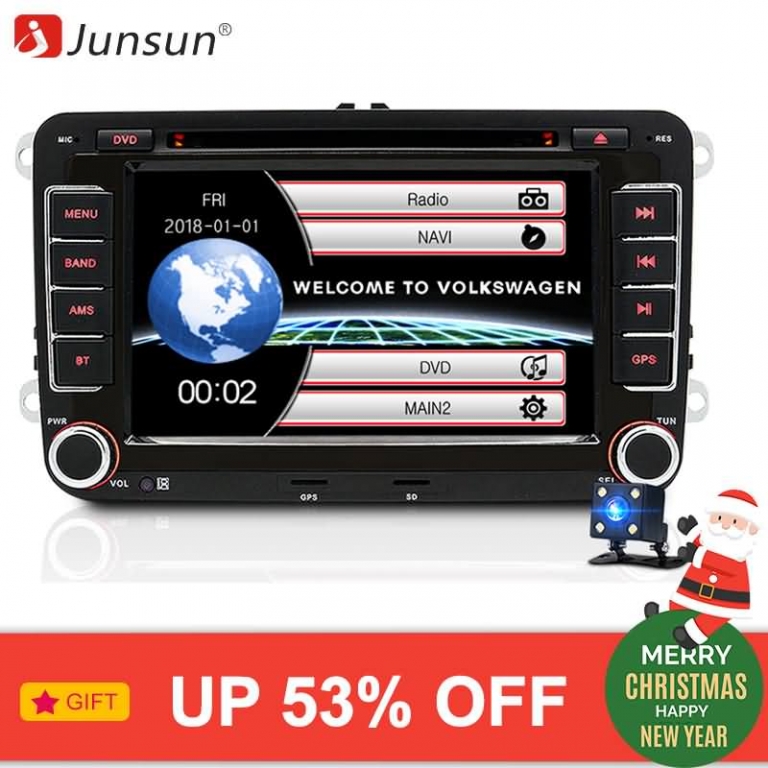 Buy Junsun V1pro AI Voice 2 Din Android Auto Radio For Jeep Compass