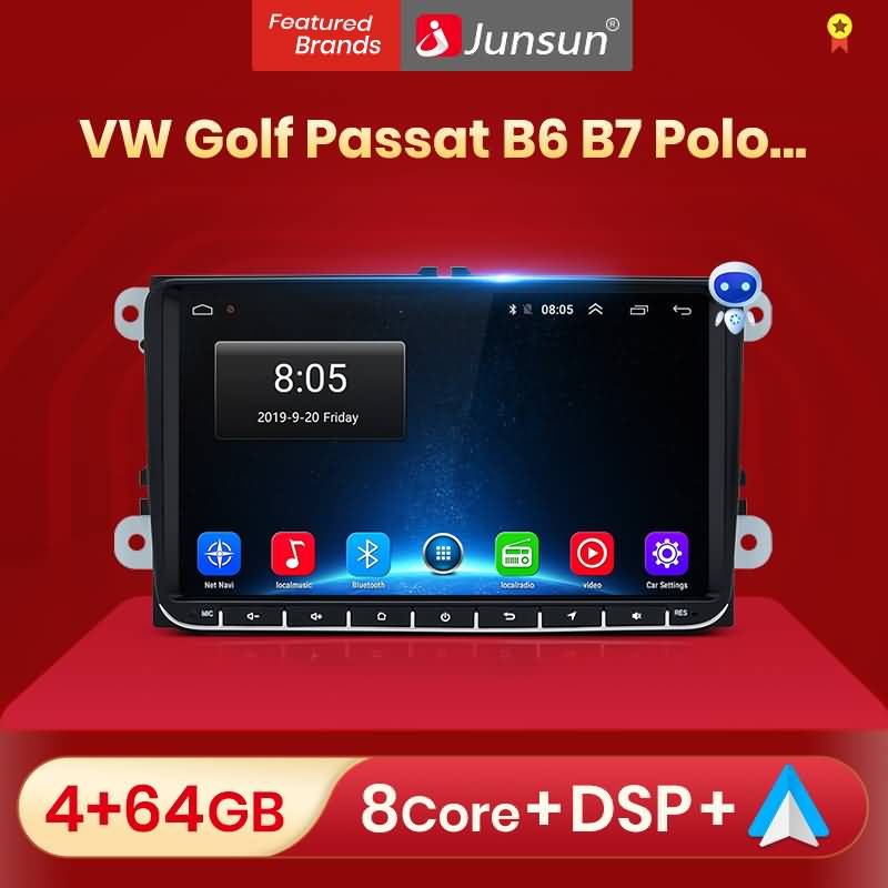 Buy Junsun Android CarPlay GPS For Volkswagen VW Passat B6 B7 Touran GOLF POLO 2 din DVD Online