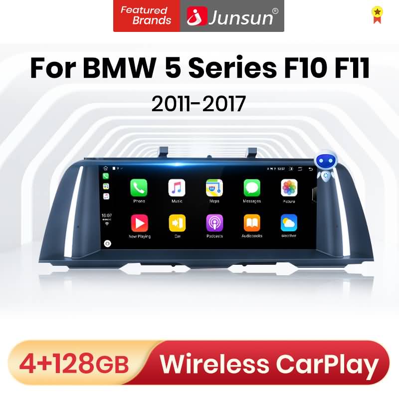 2din Android Autoradio For Bmw 5 Series F10 F11 F12 Cic Nbt Car Radio  Multimedia Video Player Gps Navi Head Unit Carplay 4g Wifi